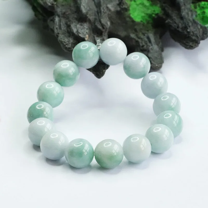 Green Jade Sterling Silver Bracelet from Planderful Collection