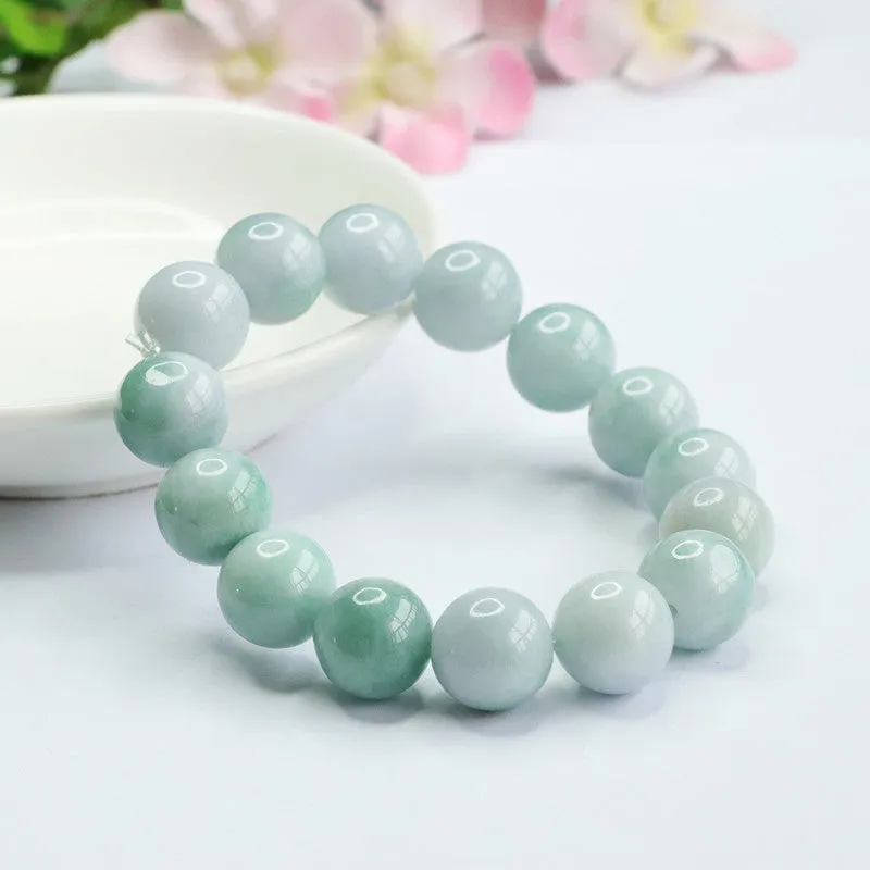 Green Jade Sterling Silver Bracelet from Planderful Collection