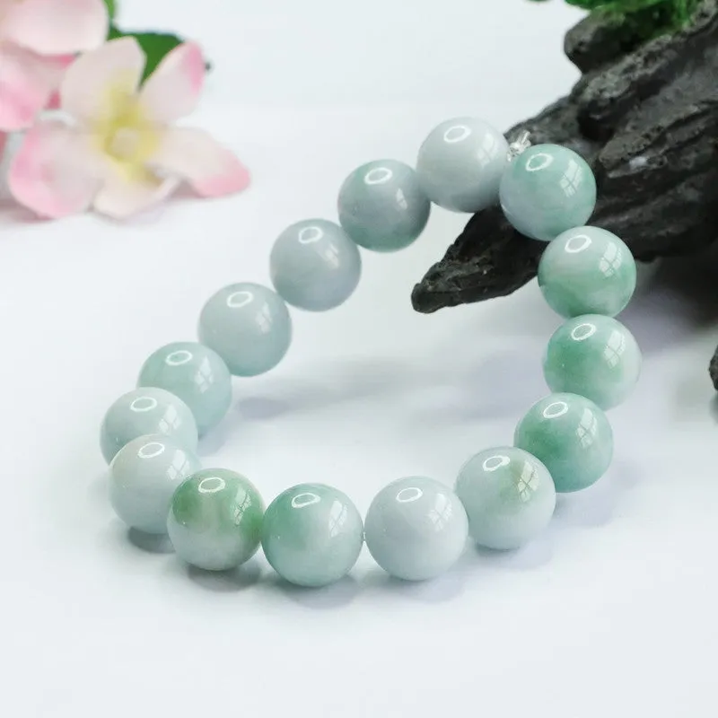 Green Jade Sterling Silver Bracelet from Planderful Collection