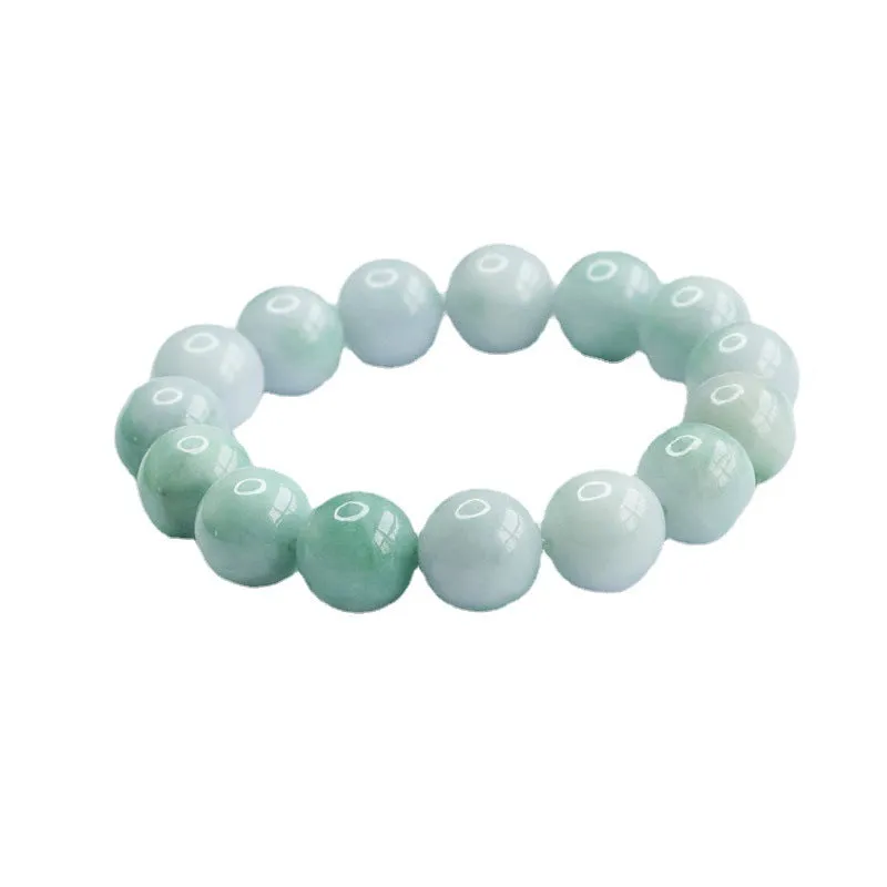 Green Jade Sterling Silver Bracelet from Planderful Collection