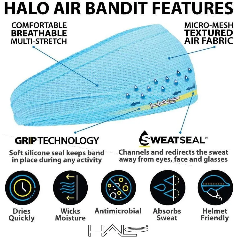 Halo Headband AIR Series Bandit 4" Unisex Headband