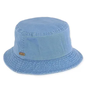 Hat - Blue-Washed Cotton Bucket-Women's-HH2079C