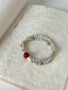 Heart Jade ✧ Shoushan Stone Agate Bracelet