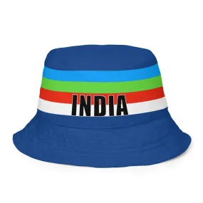 India Cricket Retro bucket hat