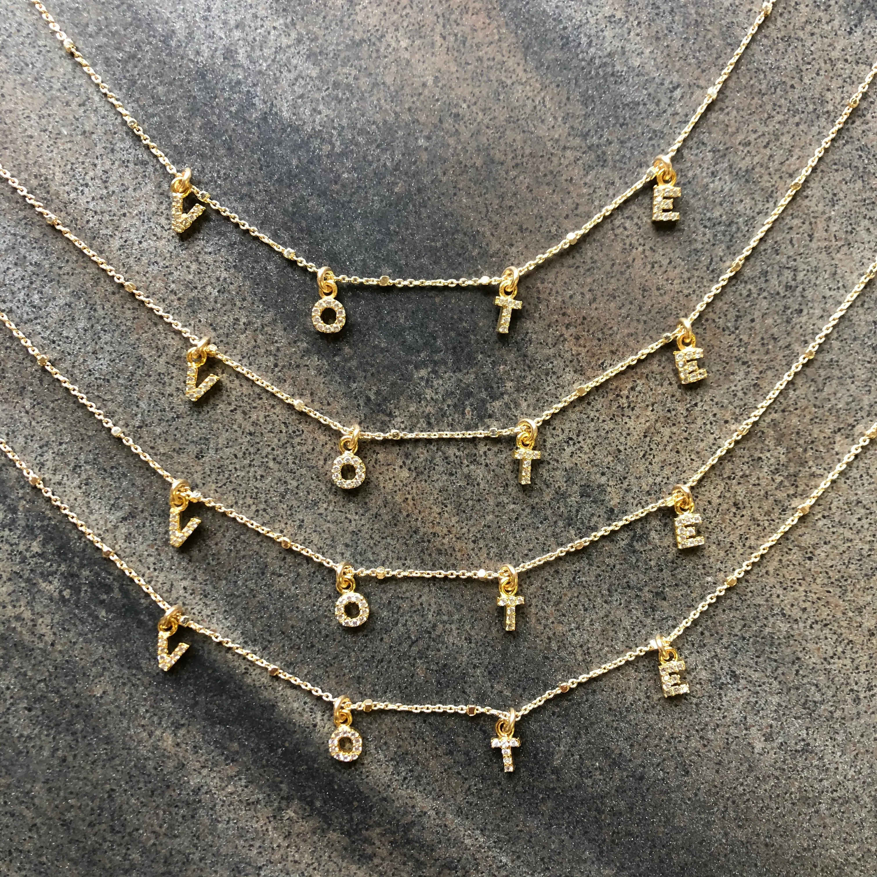 Initial Necklaces