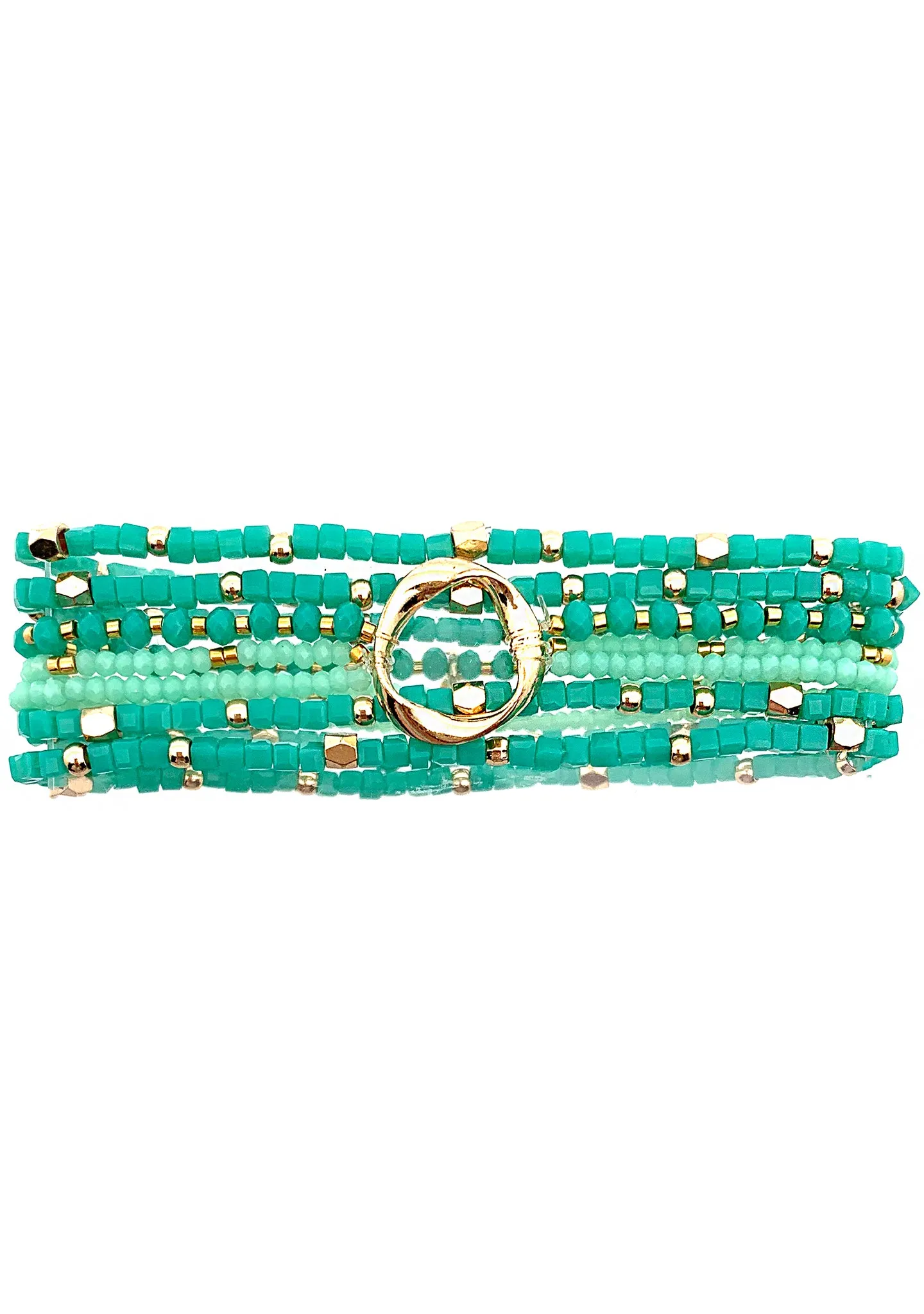 Into The Sky Lost In Jade Stacked Bracelet