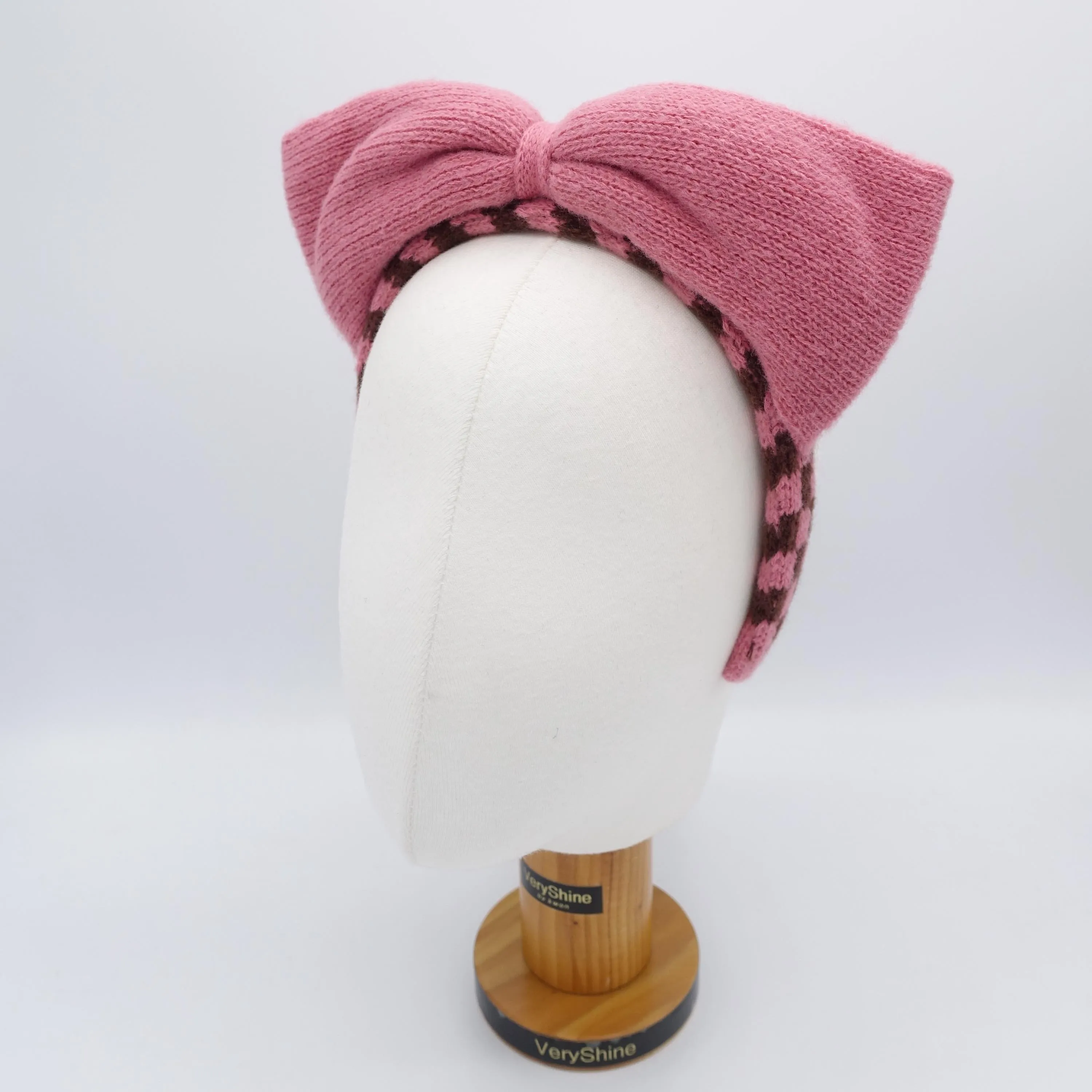 knit bow headband, cute Winter headband