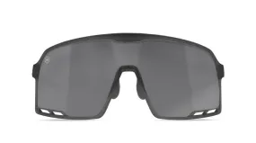 Knockaround Campeones Robotron 5000 - Cool Gray Frame - Silver Smoke Lens - Non-Polarized Sunglasses