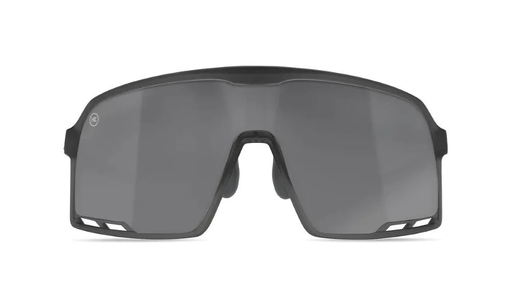 Knockaround Campeones Robotron 5000 - Cool Gray Frame - Silver Smoke Lens - Non-Polarized Sunglasses