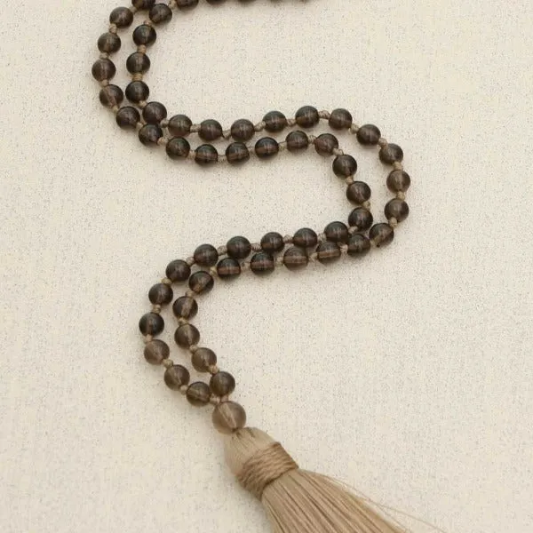 Knotted Gemstone Mala