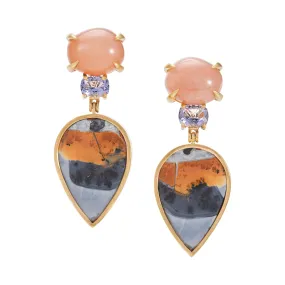 Landscape: Sky, Alpenglow Earrings