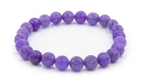 Lavender Jade Natural Gemstone Bracelet