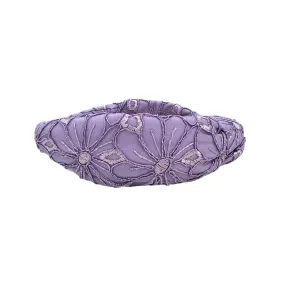 Lavender Lace Knotted Headband