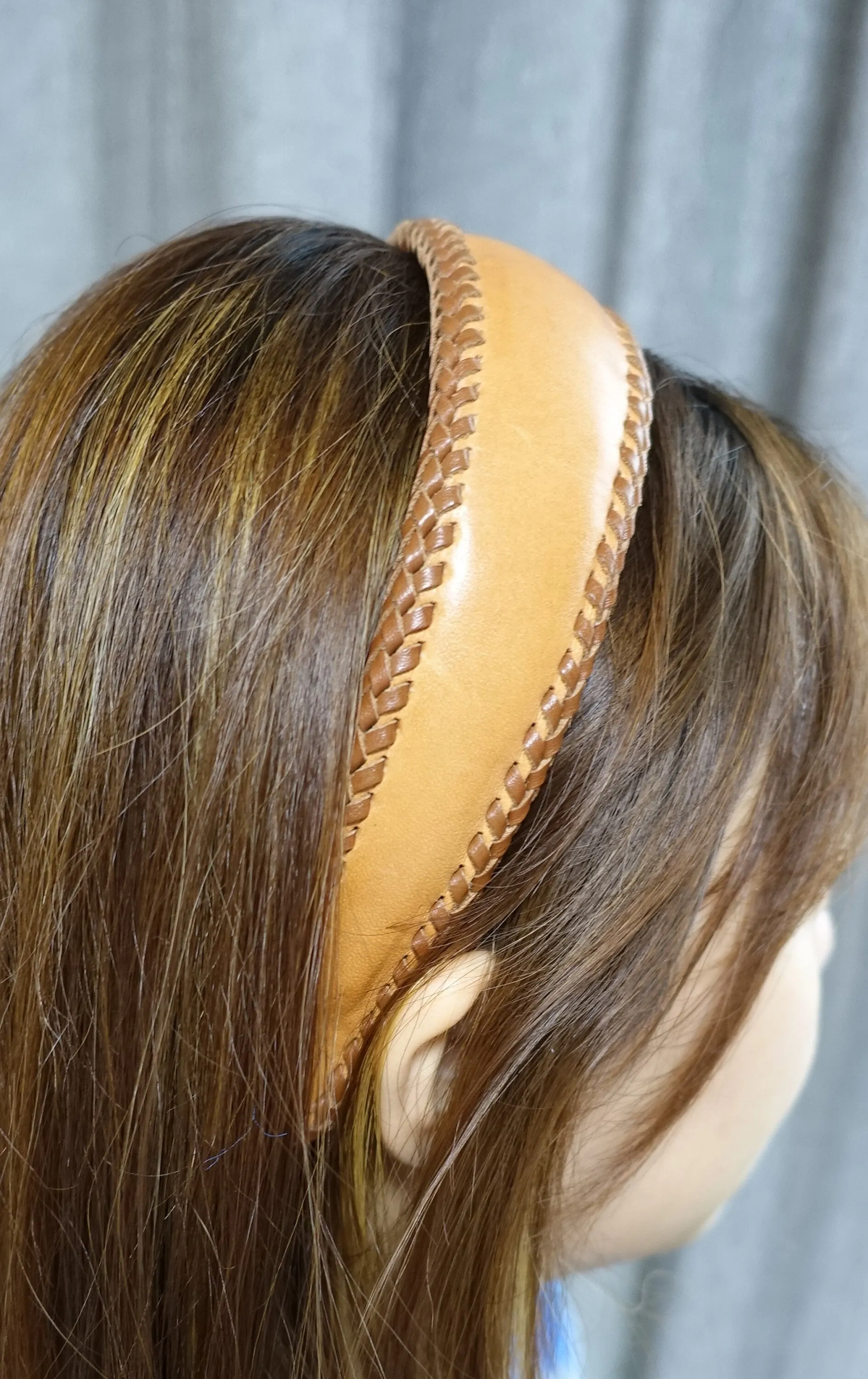 leather lace headband, handmade leather headband, VeryShine headbands for women