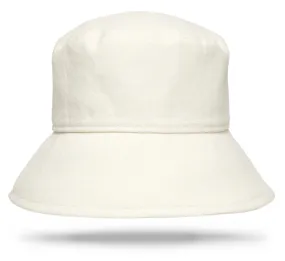 Linen Pearl Bucket Hat