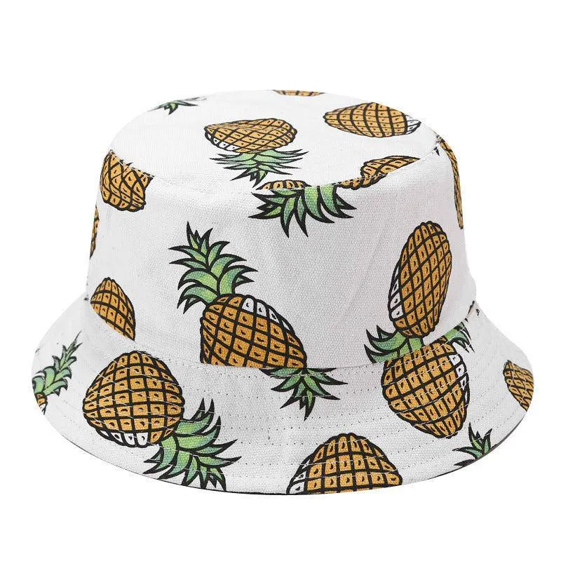 Macy Pineapple Print Bucket Hat