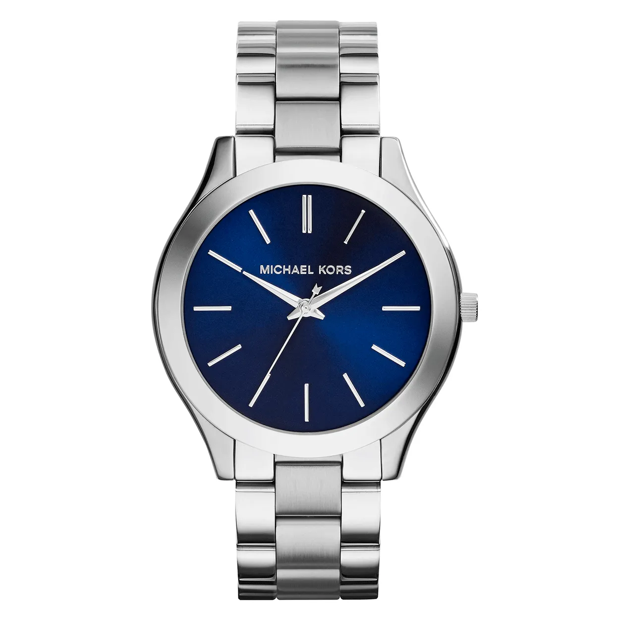 Michael Kors Unisex Watch Slim Runway 42mm Blue Steel MK3379