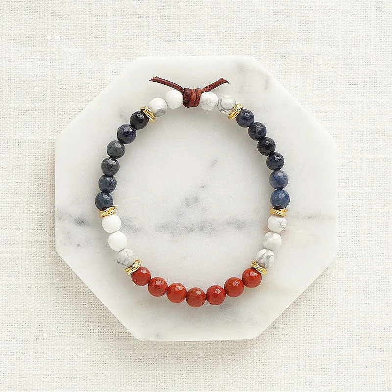 Milspo Pride Mini Bracelet - Coast Guard | Military Spouse Bracelet