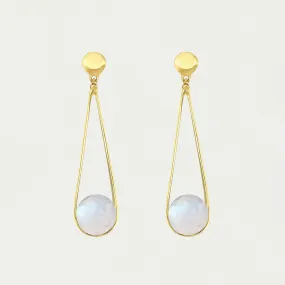 Mini Ipanema Earrings (Moonstone)