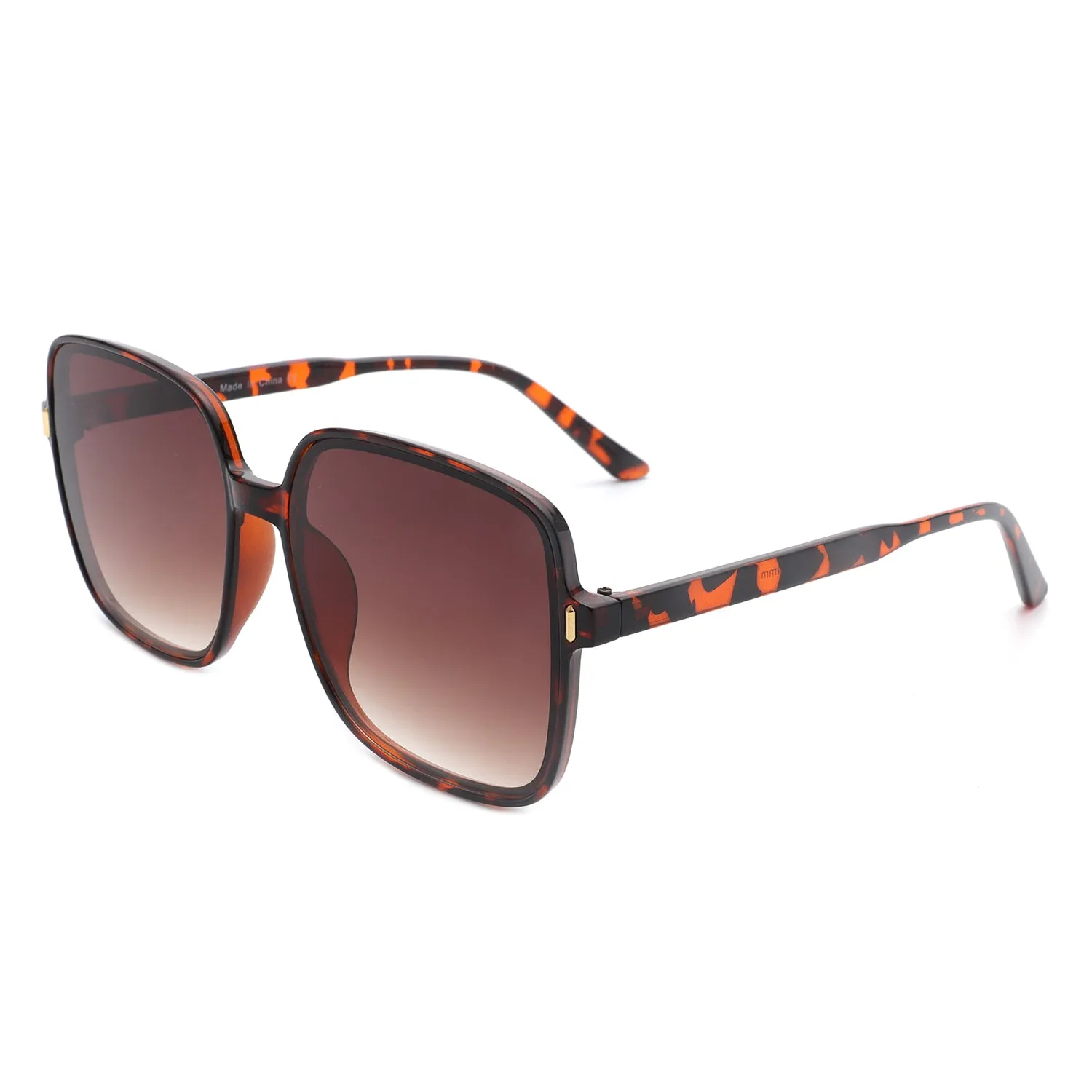 Mira - Classic Oversized Square Flat Top Women's Sunglasses