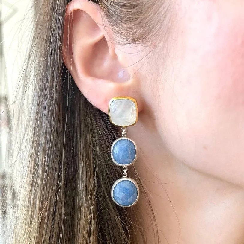 Moonstone Drop Earrings