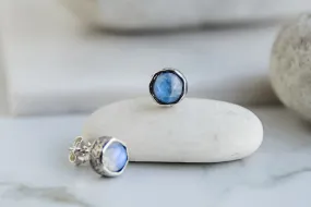 Moonstone Studs