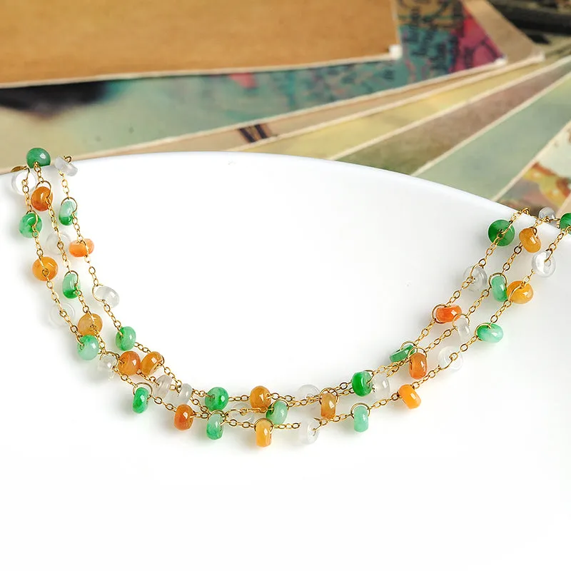 Natural Jade Bracelet Jadeite Bracelet BT37