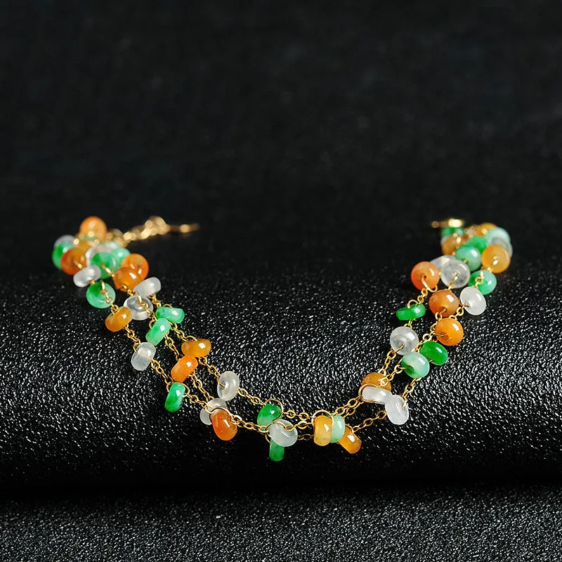 Natural Jade Bracelet Jadeite Bracelet BT37