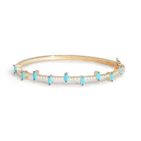 Nickho Rey - Jacob Bracelet in Gold/Turqouise