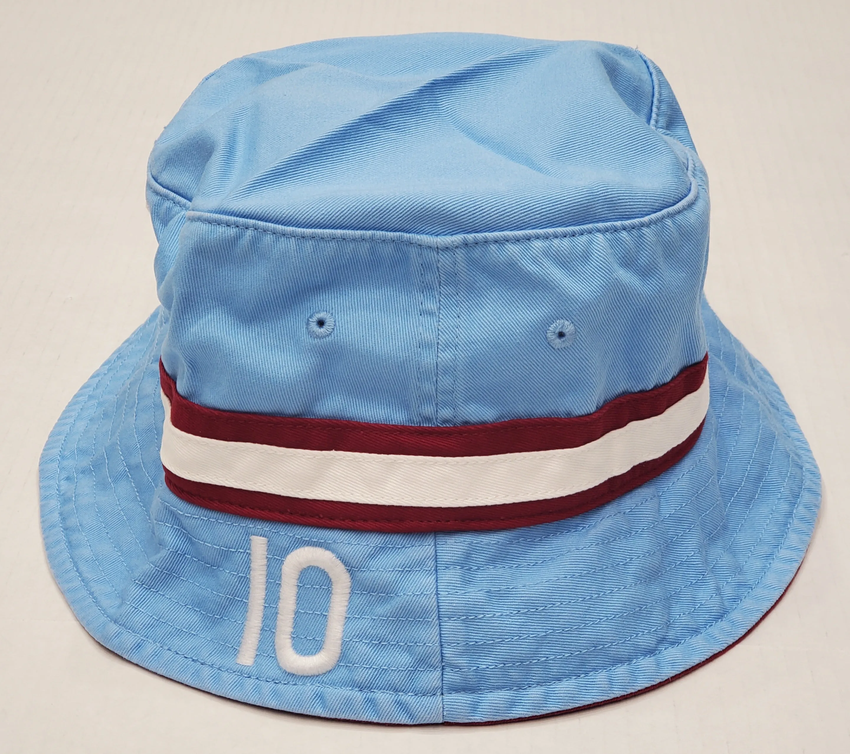 Nwt Polo Sport PSFC Blue/Burgundy PSFC Bucket Hat