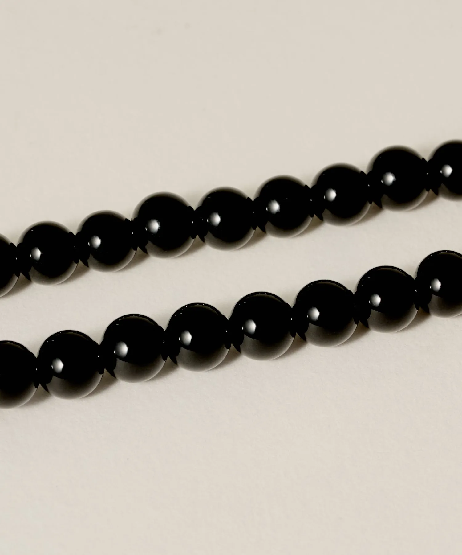 Onyx Ball Necklace［Stainless］