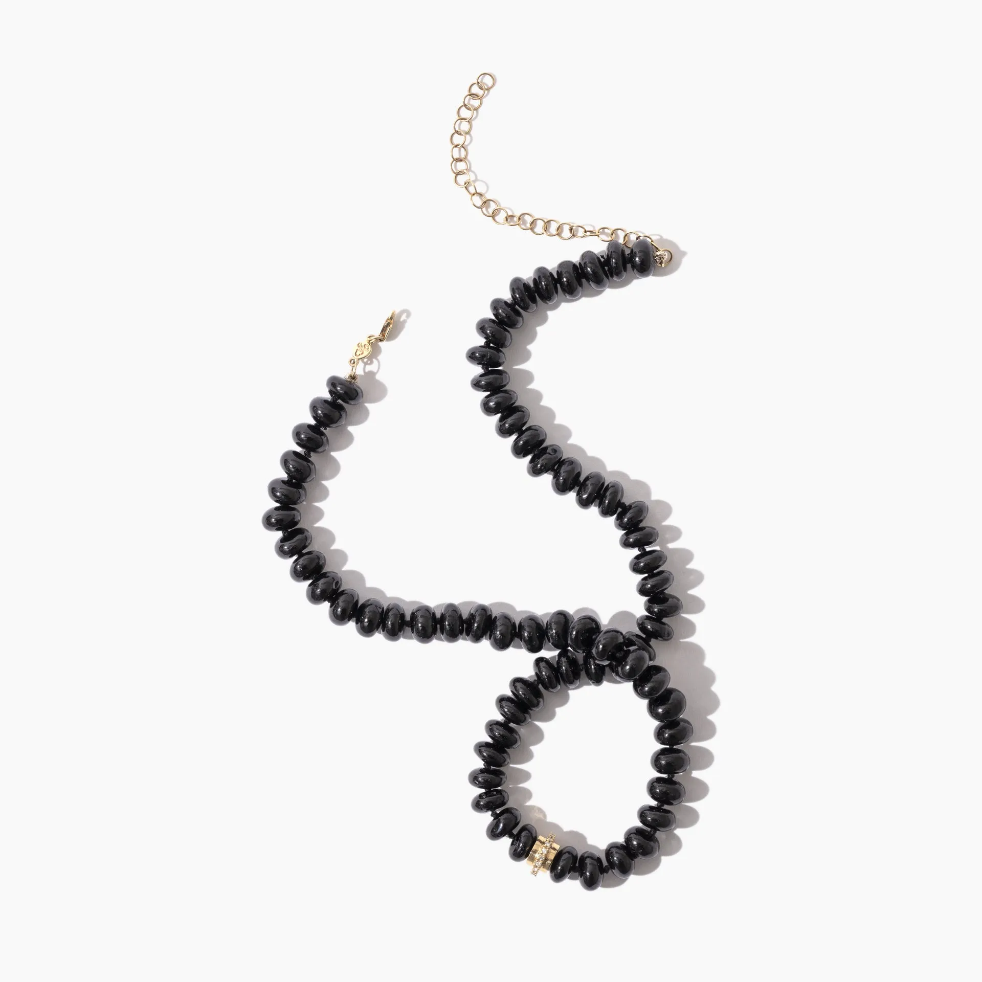 Onyx Rondelle Necklace