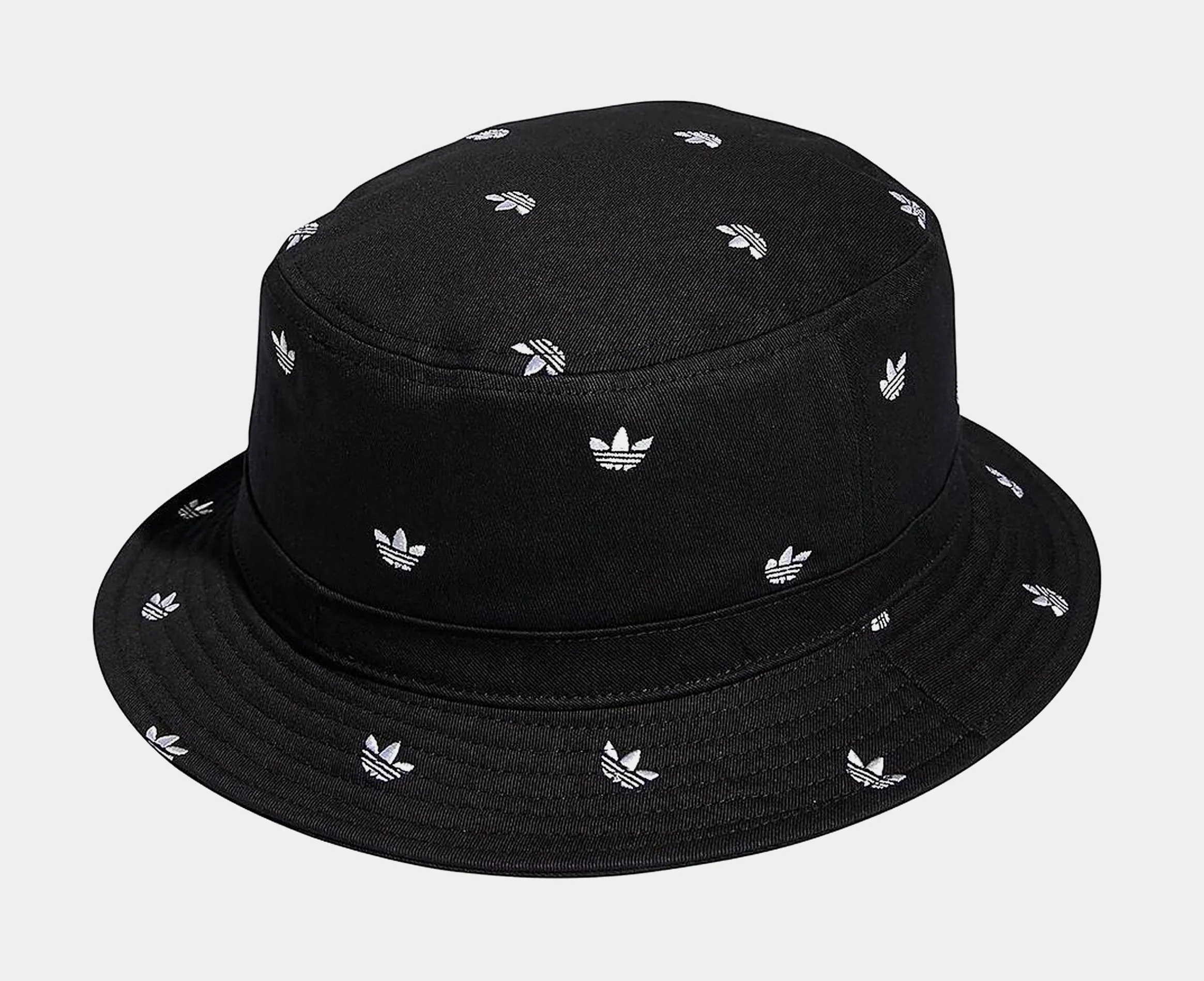 Originals AOP Trefoil Bucket Hat Mens Hat (Black)