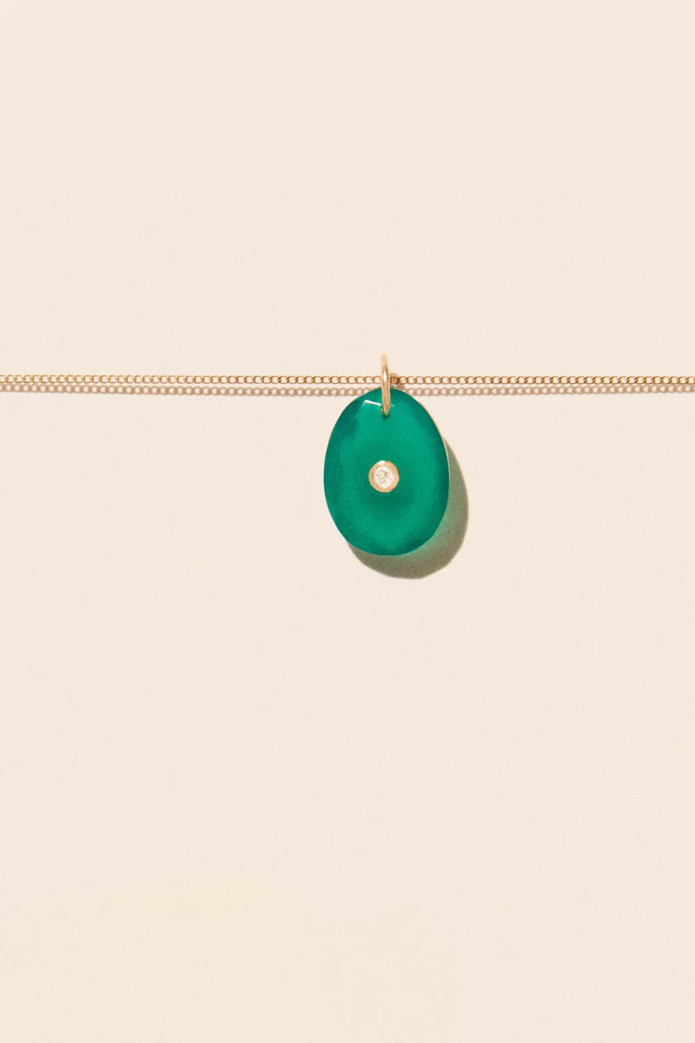 Orso N°1 Necklace in Green Onyx