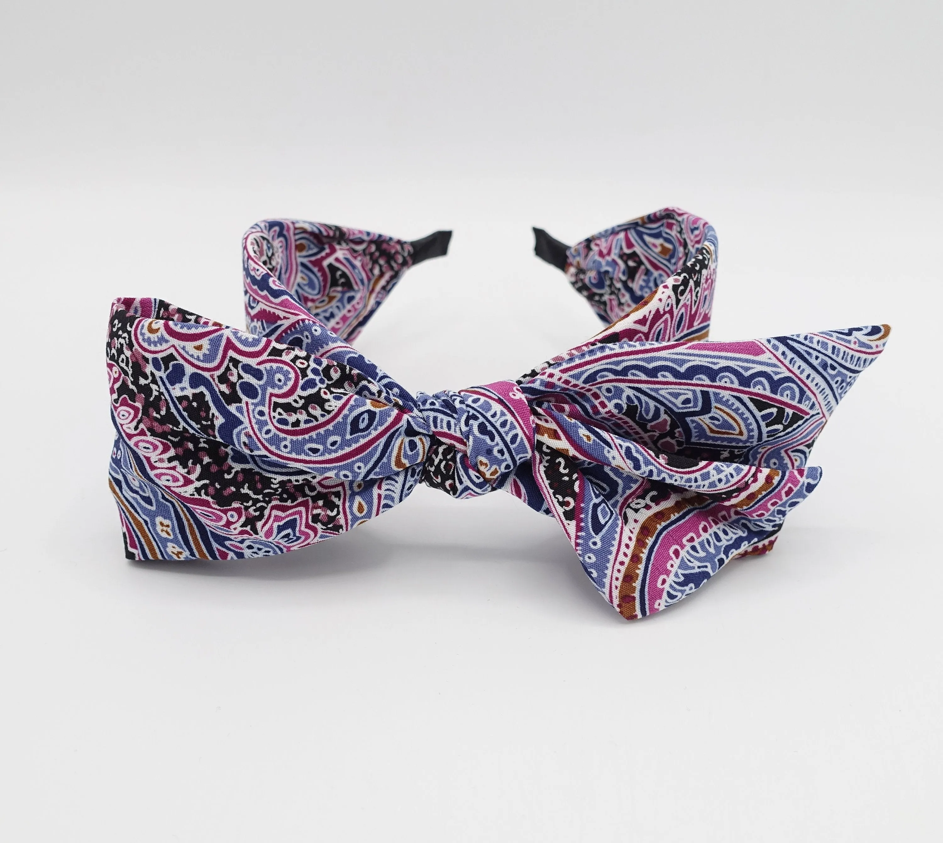 paisley headband, bow knot headband, headbands for women