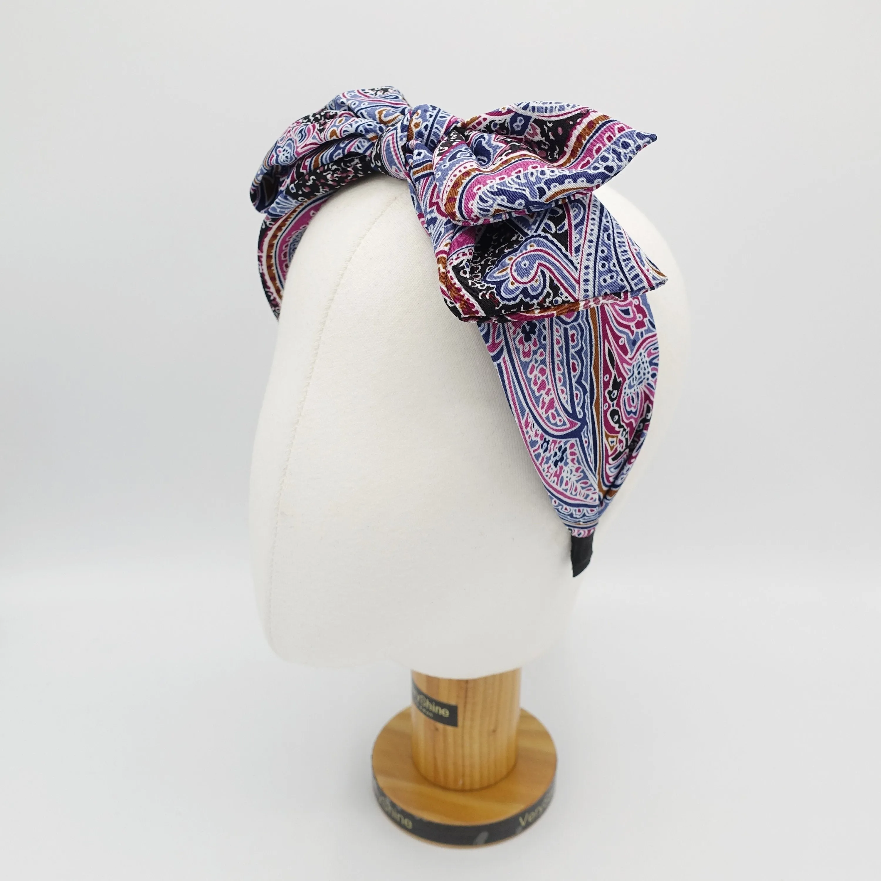 paisley headband, bow knot headband, headbands for women