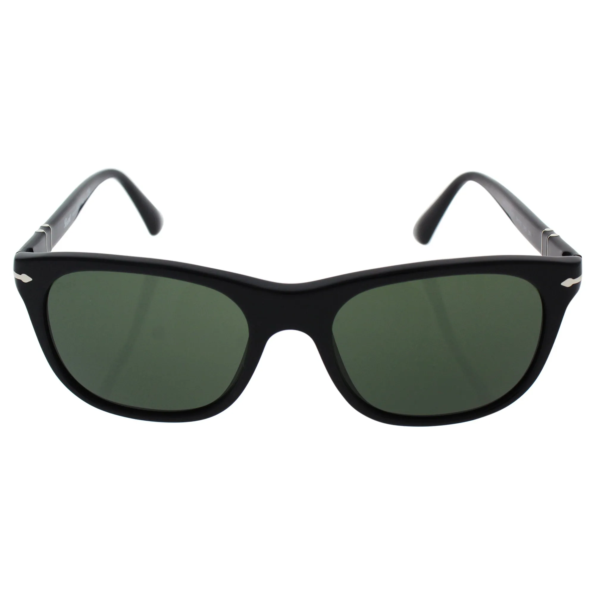 Persol Mens Sunglasses (PO3102) Black/Green Acetate - Non-Polarized - 56mm