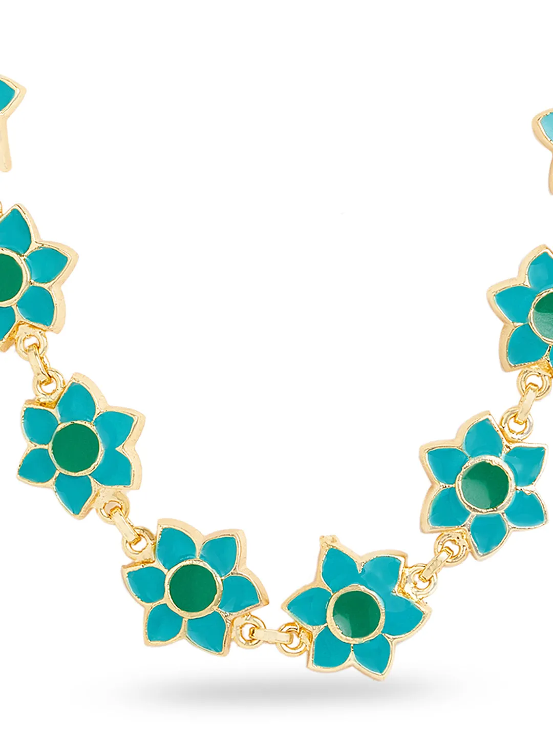 Phiroza Firangi Panni Flower Choker