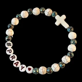 #Pray Ivory Bracelet