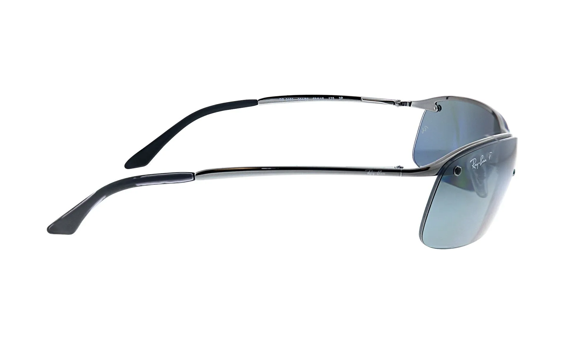 Ray Ban Gunmetal Sunglasses with Silver Mirrored Lenses-RB_3183_004/82_63