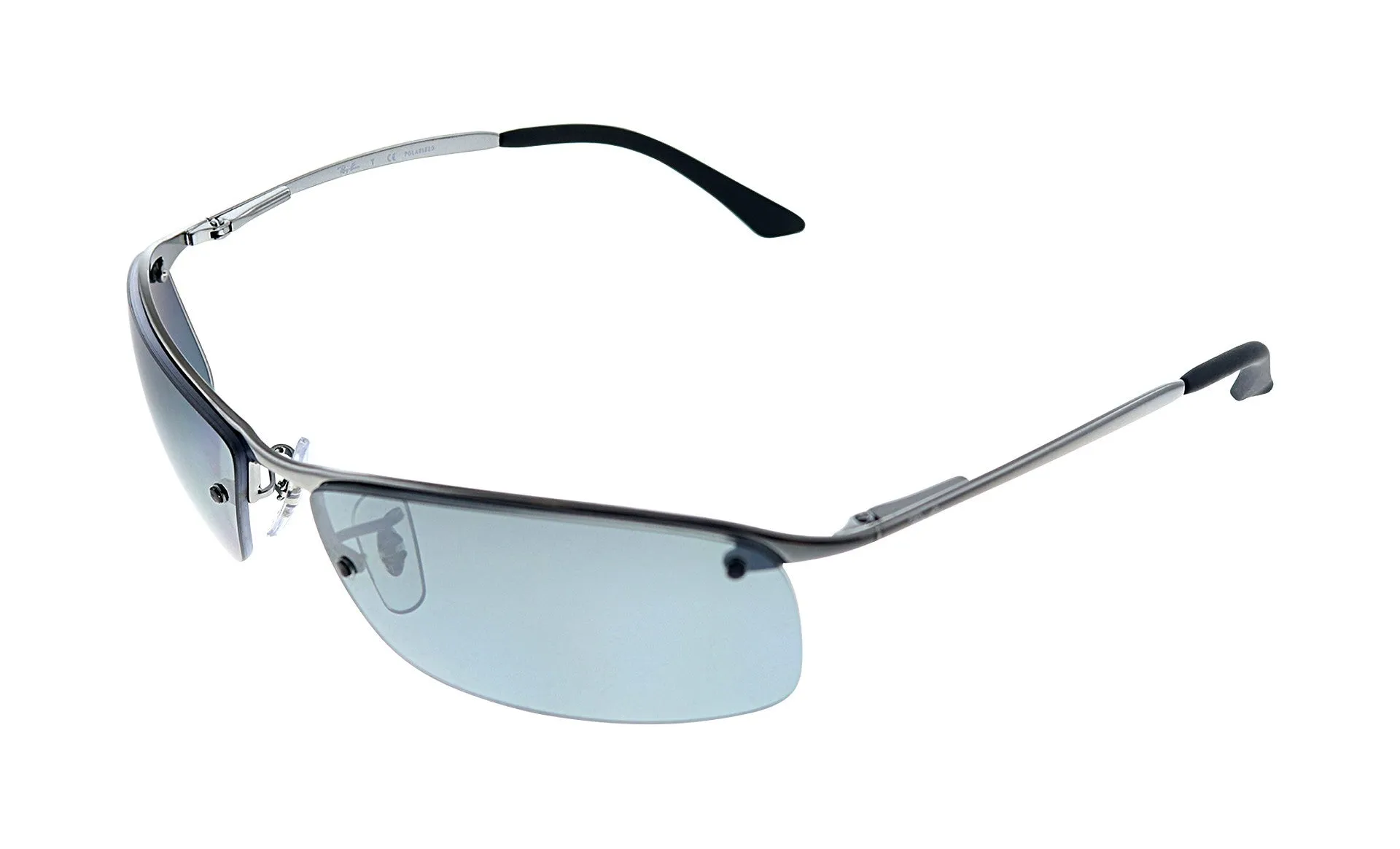 Ray Ban Gunmetal Sunglasses with Silver Mirrored Lenses-RB_3183_004/82_63