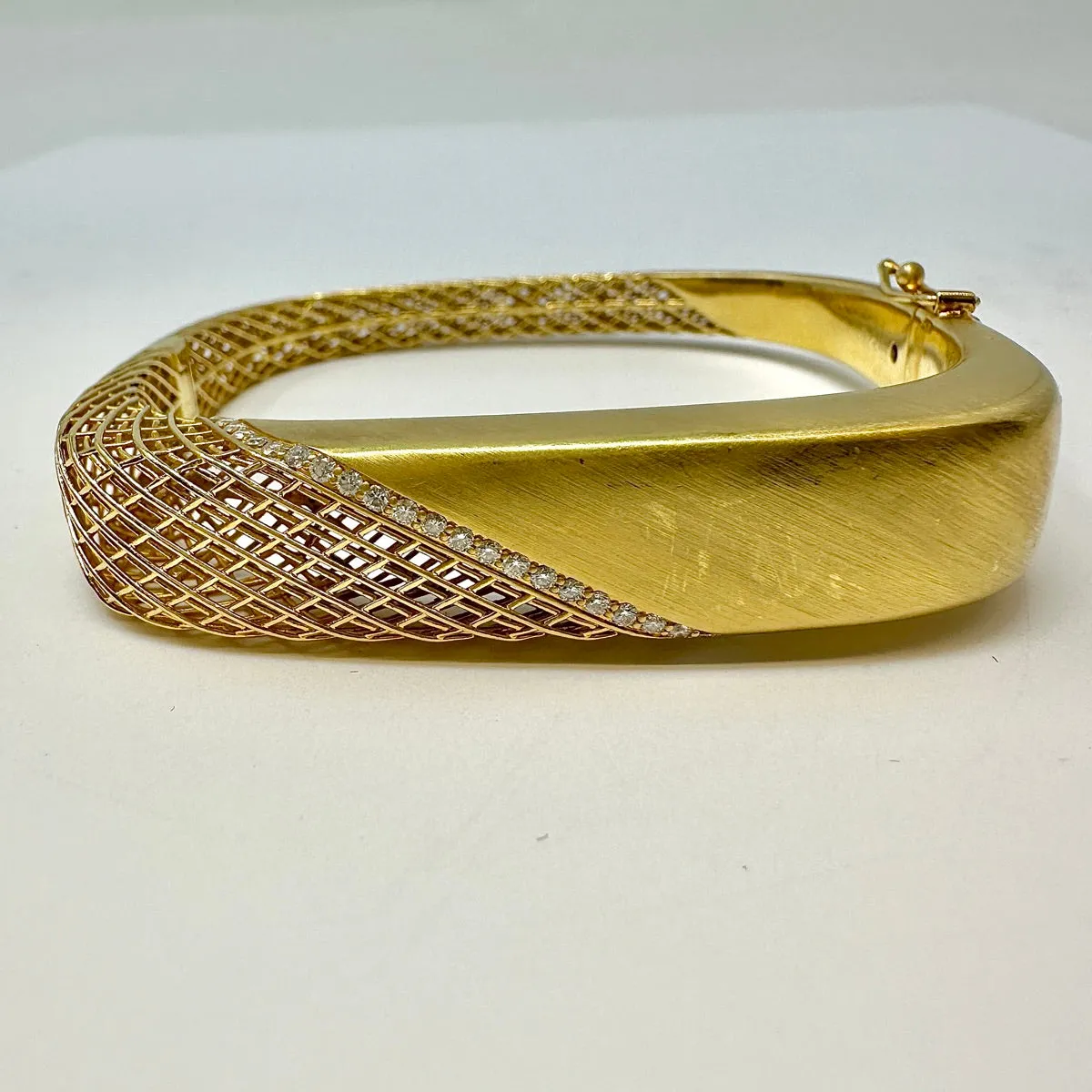 Roberto Coin 18K Gold Soie Diamond Bracelet