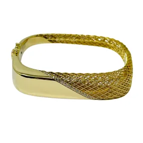 Roberto Coin 18K Gold Soie Diamond Bracelet