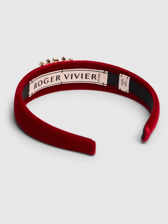 Roger Vivier   RV Broche viscose headband 