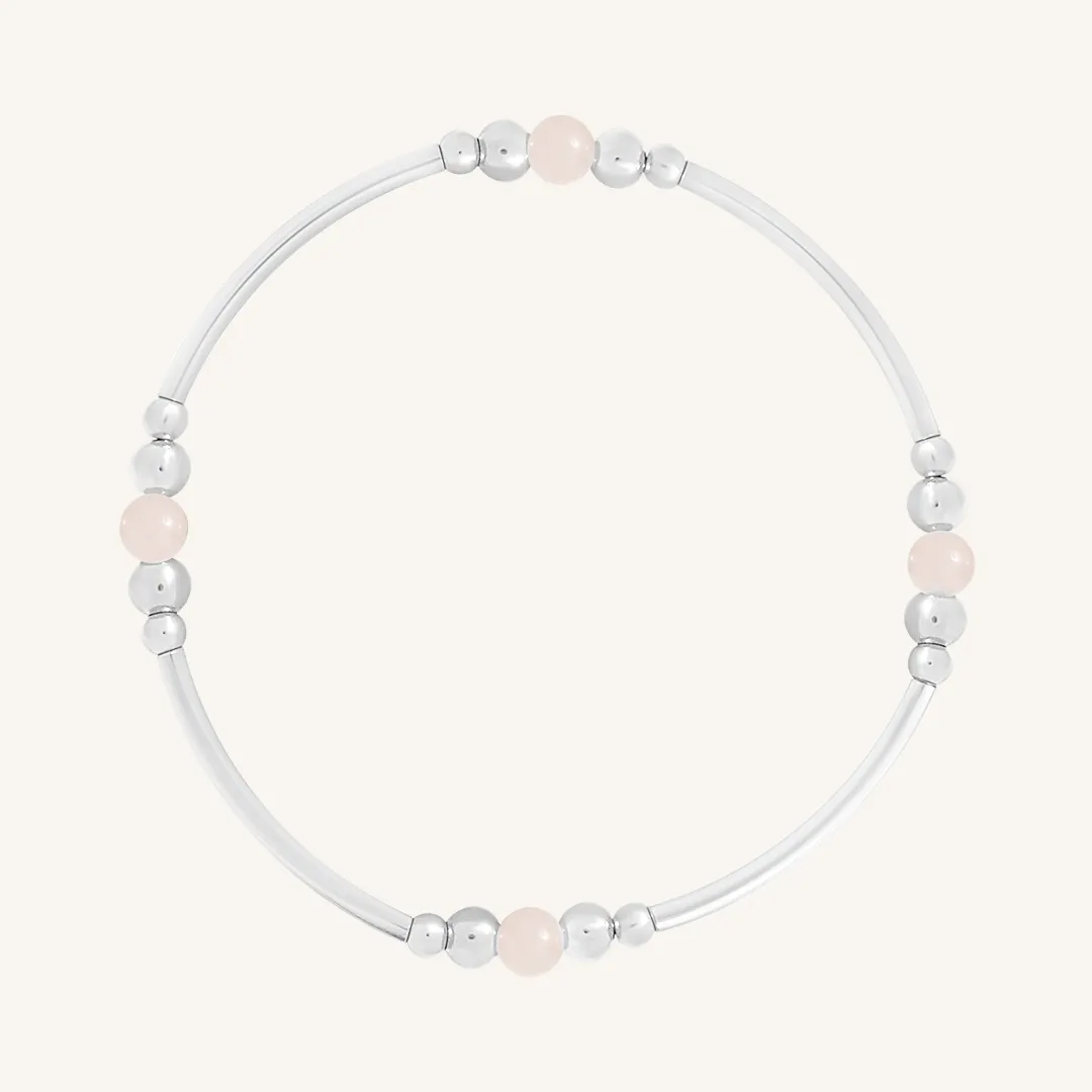 Rose Quartz Ava Bracelet - Stone of Love