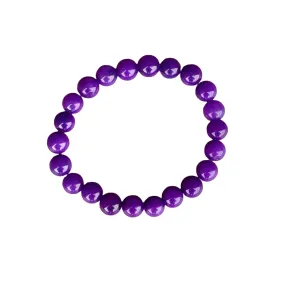 Royal Purple Jade 8mm Bracelet