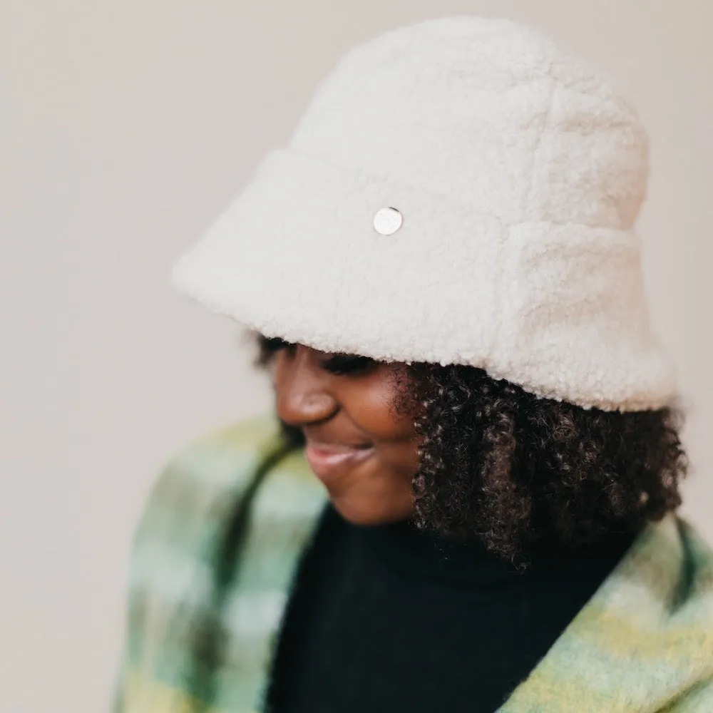 Sage Sherpa Bucket Hat