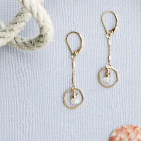 Sandbar Dainty Gold Earrings