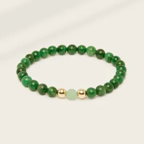 Serenity's Path African Jade & Green Aventurine Bracelet 6mm