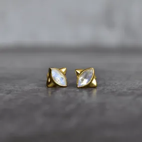 Shield Guardian - Moonstone Studs